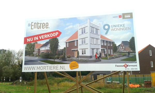 Projectbord Mortiere Heijmans Middelburg
