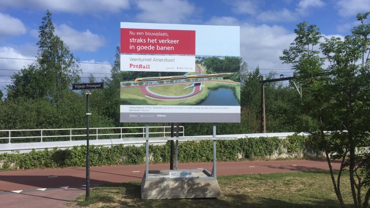 Projectbord ProRail Amersfoort