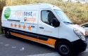 Autobelettering Renault Master Fietstest.nl